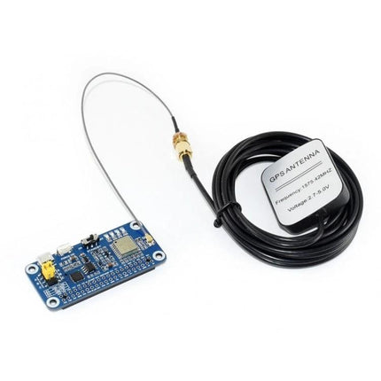 Waveshare Multi-GNSS HAT for Raspberry Pi Positioning single-board HAT with external GPS antenna for vehicle tracking and GIS mapping