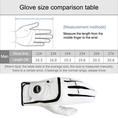 Men's PGM Golf Sheepskin Breathable Anti-Slip Single Gloves