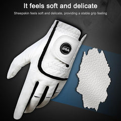 Men's PGM Golf Sheepskin Breathable Anti-Slip Single Gloves