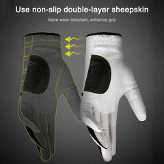 Gants simples antidérapants respirants en peau de mouton PGM pour hommes