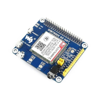 Waveshare 4G HAT for Raspberry Pi Internet Connectivity compact SIM7600A-H module with GNSS for IoT and vehicle tracking