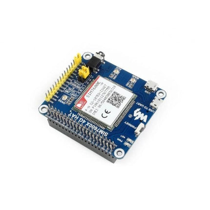 Waveshare 4G/3G HAT for Raspberry Pi Connectivity in Europe and Asia - SIM7600E-H module for IoT, GPS tracking, SMS and data transfer