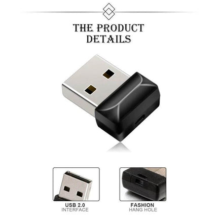 Compact 16GB USB Flash Drive for Everyday File Storage and Transfer - compact USB 2.0 drive with durable plastic shell for students and professionals