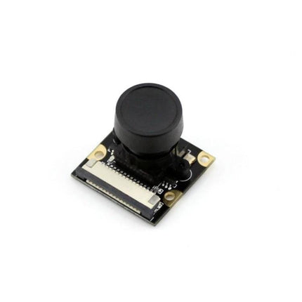 Waveshare Fisheye Camera Module for Raspberry Pi Projects - compact wide-angle camera board for surveillance, robotics, and environmental monitoring
