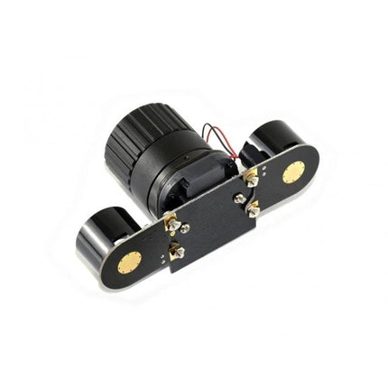 Waveshare Raspberry Pi Camera Module for Day and Night Imaging mounted with lens and IR LEDs for low-light security and outdoor monitoring