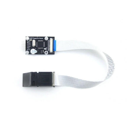 Waveshare UART Optical Fingerprint Reader for Secure Access compact module with STM32F205 and ribbon cable for UART integration
