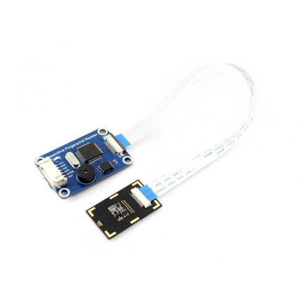Waveshare Capacitive Fingerprint Reader for Secure Identity Verification compact module with STM32F105 and semiconductor sensor for access control
