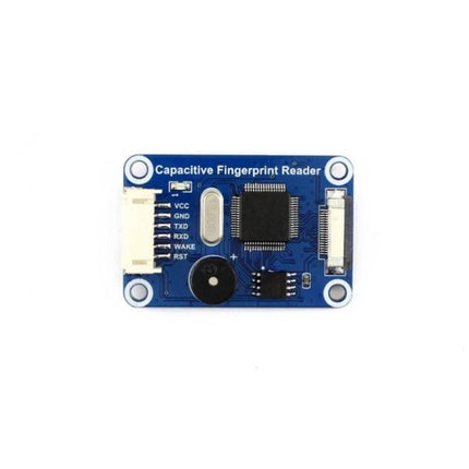 Waveshare Capacitive Fingerprint Reader for Secure Identity Verification compact module with STM32F105 and semiconductor sensor