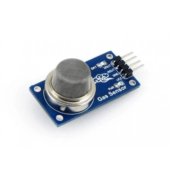 Waveshare MQ-7 Sensor for Carbon Monoxide Detection compact gas sensor module for CO monitoring with header pins and metal mesh