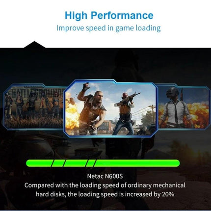 Netac N600S 1TB Solid State Drive for Reliable Storage Needs - high performance SSD showing faster game loading and 20% speed increase