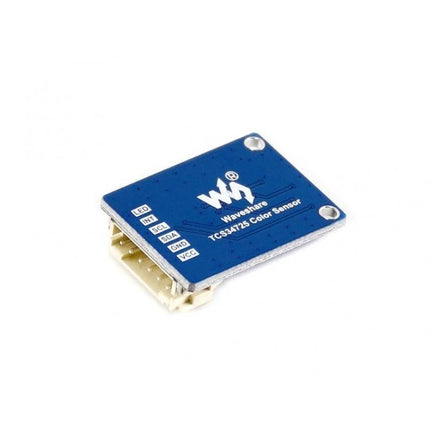 Waveshare TCS34725 RGB Color Sensor for Electronic Projects compact I2C color sensor module for DIY robotics and color sorting