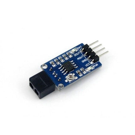 Waveshare Infrared Sensor for Robot Path Tracking reflective transceiver module with 4-pin header and black IR receiver housing