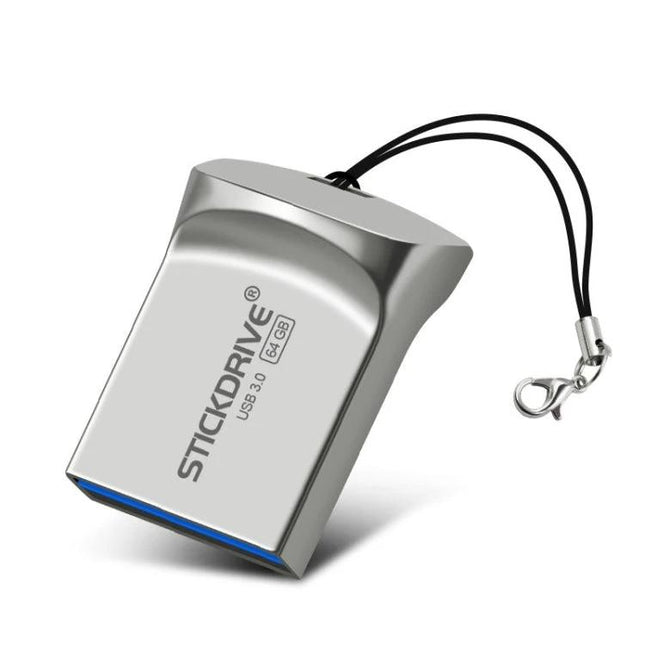 Stickdrive 32GB USB Drive for Secure Data Storage and Transfer compact metal USB 3.0 stick with lanyard for quick file transfers and backups