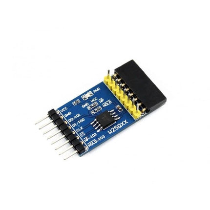 Waveshare Serial Flash Board for Electronic Data Storage compact SPI W25Q128JV module for embedded data logging and firmware storage