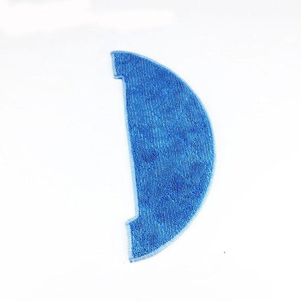 ILIFE V8S Replacement Side Brushes, Filters and Cleaning Rag Kit - blue half-moon replacement cleaning rag pad for robot vacuum maintenance
