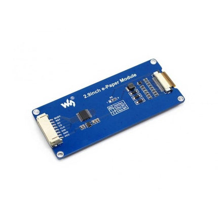 Waveshare 2.9 Inch Three-Color E-Ink Display Module for Signs - 2.9in e-paper module, 296x128 red black white, low-power signage display