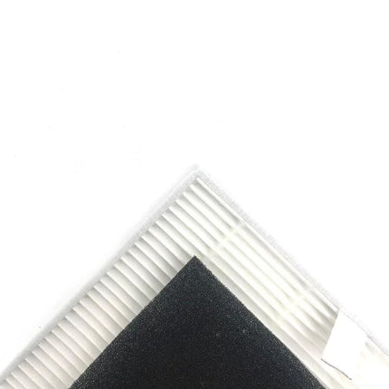 ILIFE Compatible Filter Mesh for Vacuum Cleaner Maintenance white pleated and black foam replacement filter close-up