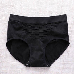 Ultra-Comfort 3D Honeycomb Seamless Breathable Panties Black