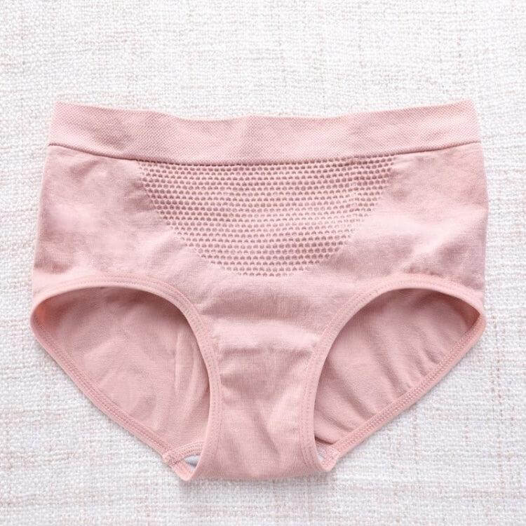 Ultra-Comfort 3D Honeycomb Seamless Breathable Panties Pink