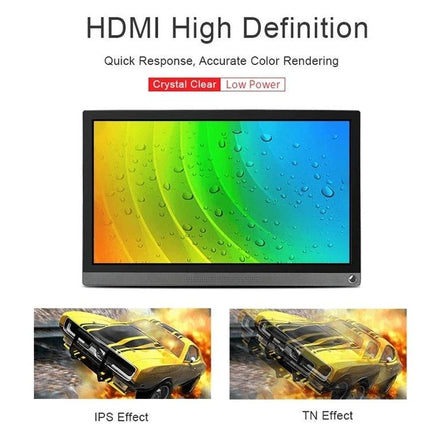 Waveshare 15.6-Inch Portable Touch Monitor for Raspberry Pi - 1920x1080 capacitive touch display, HDMI high-definition portable second screen