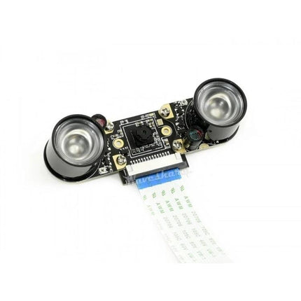 Waveshare Infrared Camera for Jetson Nano Development Projects – 8MP IMX219 module with dual IR LEDs for low-light security and wildlife imaging