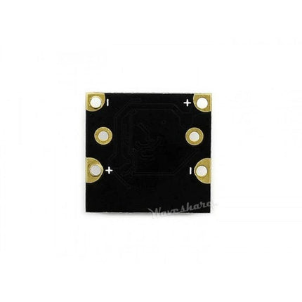 Waveshare Infrared Camera for Jetson Nano Development Projects - small black PCB board with mounting pads and +/− markings