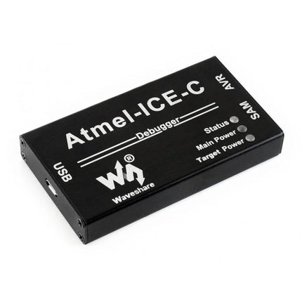 Original Atmel-ICE-C Development Tool for AVR and SAM Microcontrollers - aluminium enclosure debugger for AVR/SAM programming