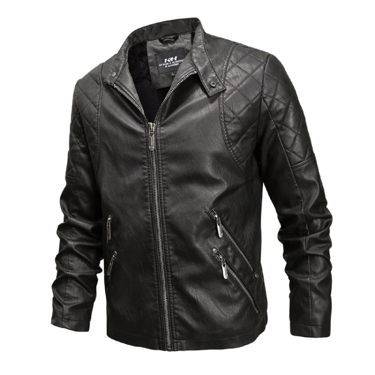 Veste en cuir pour homme tendance automne et hiver