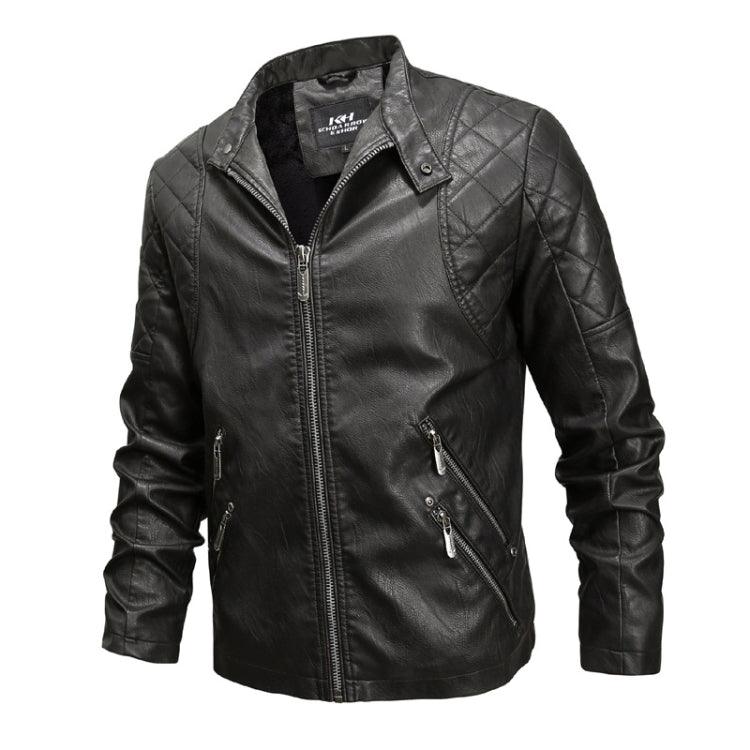 Stylish PU Leather Jacket for Men - Autumn & Winter Collection