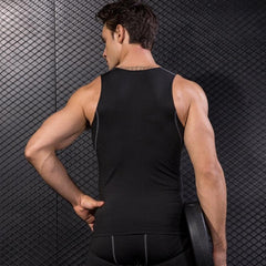 Quick-Dry Elastic Fitness Running Vest for Training