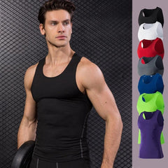 Quick-Dry Elastic Fitness Running Vest for Training