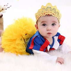 Vestido de princesa de manga larga, ropa para niños, falda de una pieza para bebés, traje de falda tutú