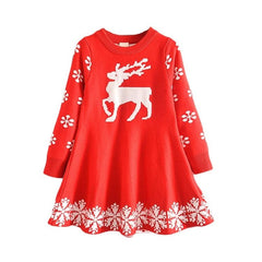 Festive Padded Princess Dress for Kids