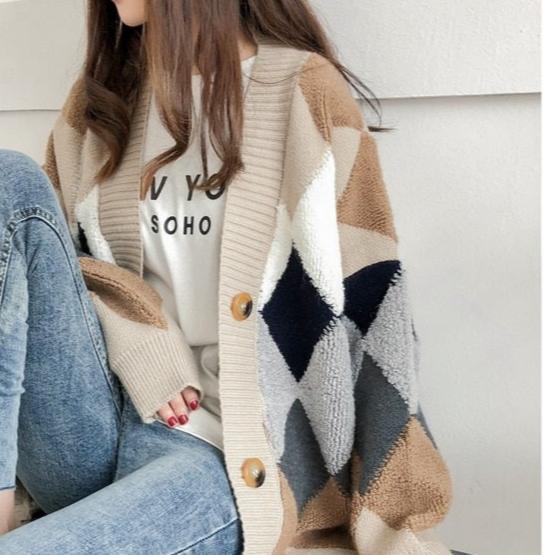 Comfy Oversized Knit Cardigan