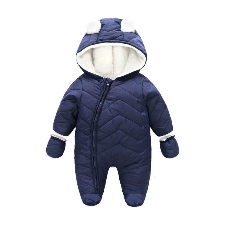 Padded And Fleece Hooded Jumpsuit For All Sizes 59 66 73 80 90