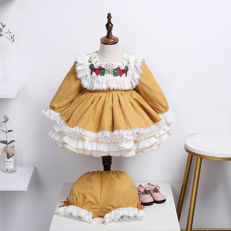 Sweet And Cute Two-Piece Princess Dress For Kids 80-130