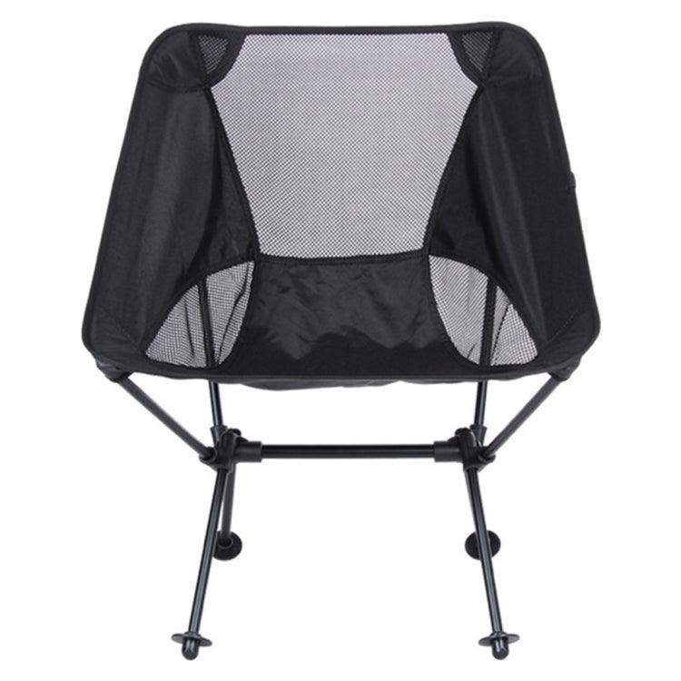 Lightweight Folding Camping Chair with Backrest - Portable Fishing and Beach Recliner in Aviation Aluminum Alloy