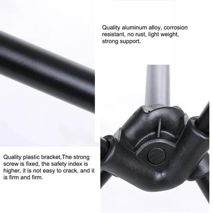 Outdoor Portable Folding Camping Chair Black for Beach and Fishing showing black aluminum frame and plastic bracket close-up