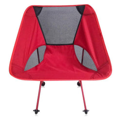 Lightweight Folding Camping Chair with Backrest - Portable Fishing and Beach Recliner in Aviation Aluminum Alloy