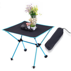 Portable Folding Picnic Table with Oxford Cloth and Aviation Aluminum for Outdoor Camping and Barbecue