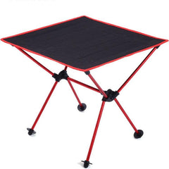 Mesa de picnic plegable portátil con tela Oxford y aluminio de aviación para acampar al aire libre y hacer barbacoas