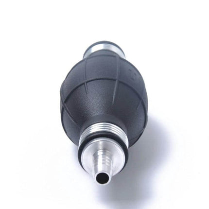 8mm Gasoline Hand Pump For Cars And Motorcycles Everyday Use - compact black rubber bulb pump with metal 8mm hose fittings for fuel transfer