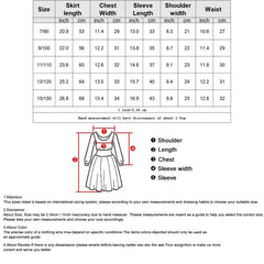 Cute Pastoral Long Sleeve Mesh Dress for Girls