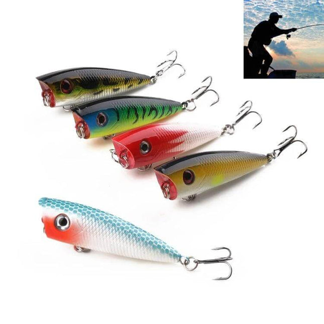 Simulation Hard Baits Lures Set 6 Cm For Saltwater And Freshwater - 6cm life-like hard baits in bright colors for trout bass salmon walleye pike
