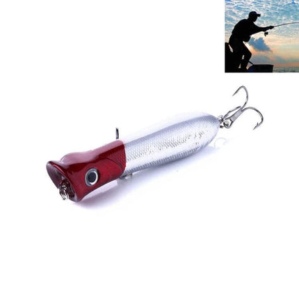 Simulation Hard Bait Lure 8cm For Freshwater And Saltwater Fishing - redhead popper lure 8cm 12g with treble hooks for bass trout salmon pike