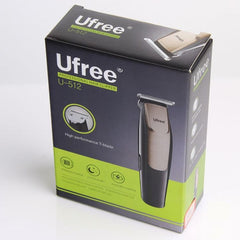 Cortadora de pelo profesional recargable Ufree U-512 con texto grabado, enchufe de la UE