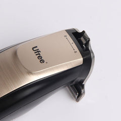 Ufree U-512 Professional Rechargeable Hair Clipper with Engraved Design - EU Plug