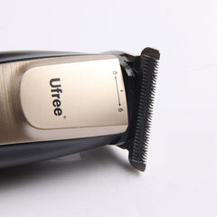 Ufree U-512 Professional Rechargeable Hair Clipper with Engraved Design - EU Plug