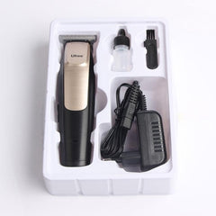 Ufree U-512 Professional Rechargeable Hair Clipper with Engraved Design - EU Plug