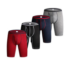 Men's Comfort-Fit Cotton Athletic Underwear - Four Corners Design